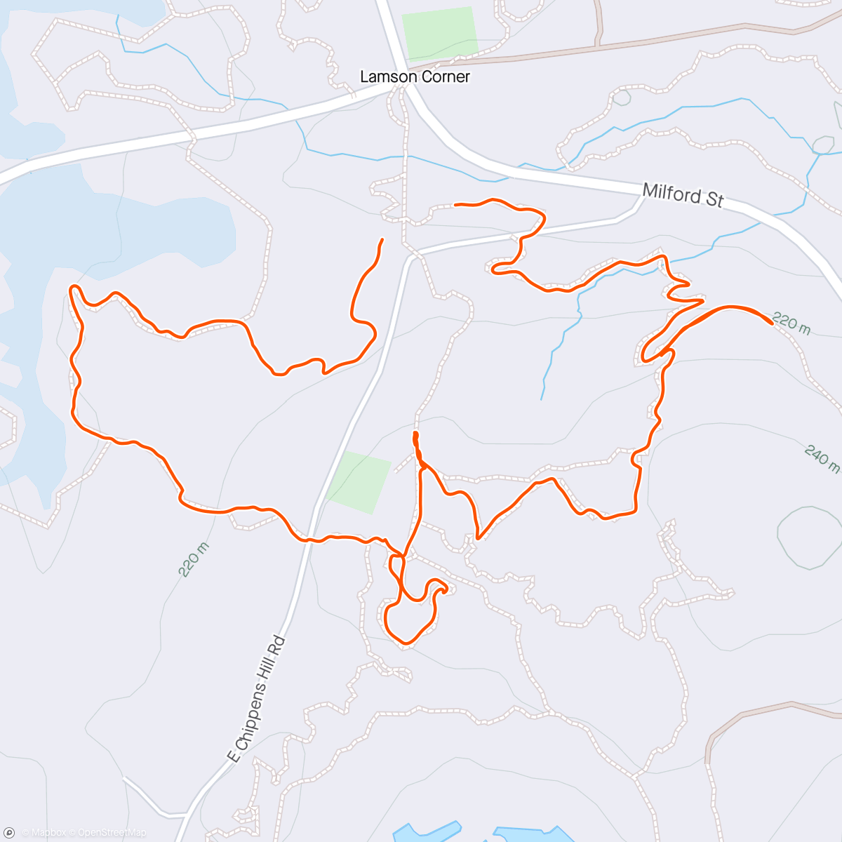 Map of the activity, Quick ride with Dylan