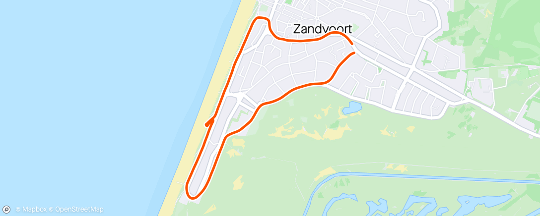 Map of the activity, Late lunchpauze