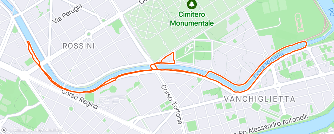 Mapa da atividade, Corsetta