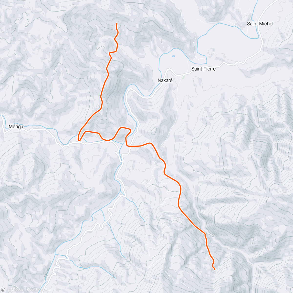 「Zwift - Climb Portal - Mont Saint-Michel in France」活動的地圖
