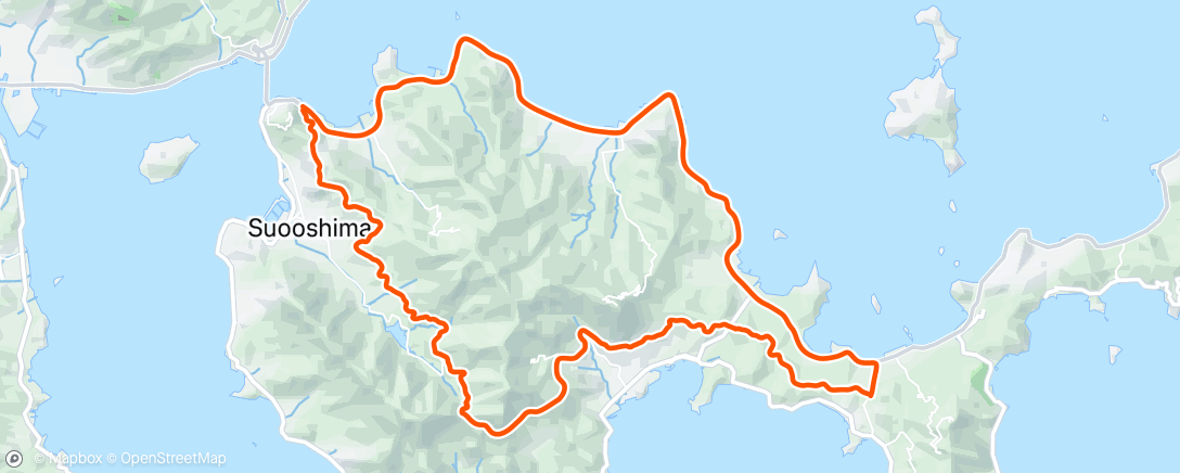 Map of the activity, Morning Ride