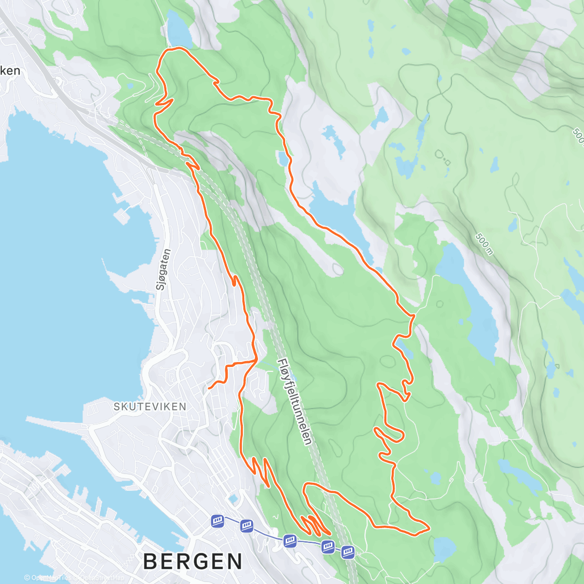 Карта физической активности (Gjennom Janses jaktstart 🏃‍♂️☀️)