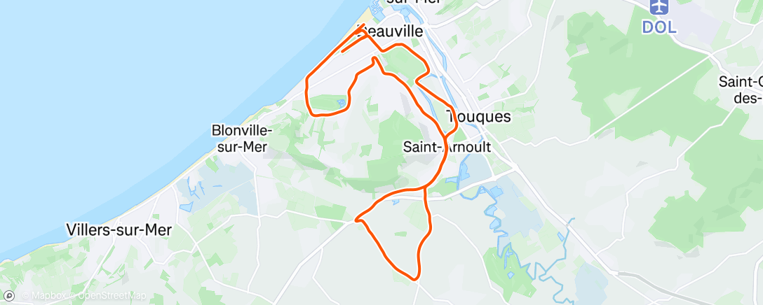 Map of the activity, Semi Deauville