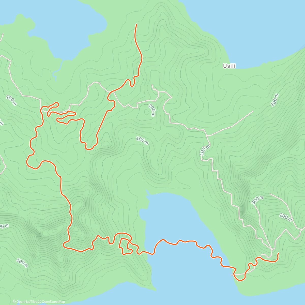 Map of the activity, Zwift - Mayan San Remo in Watopia