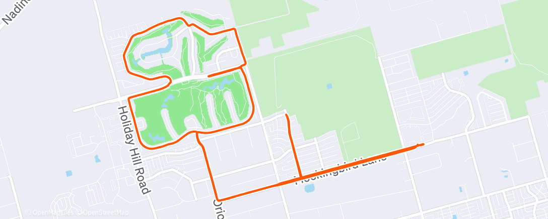 Mappa dell'attività Morning Run