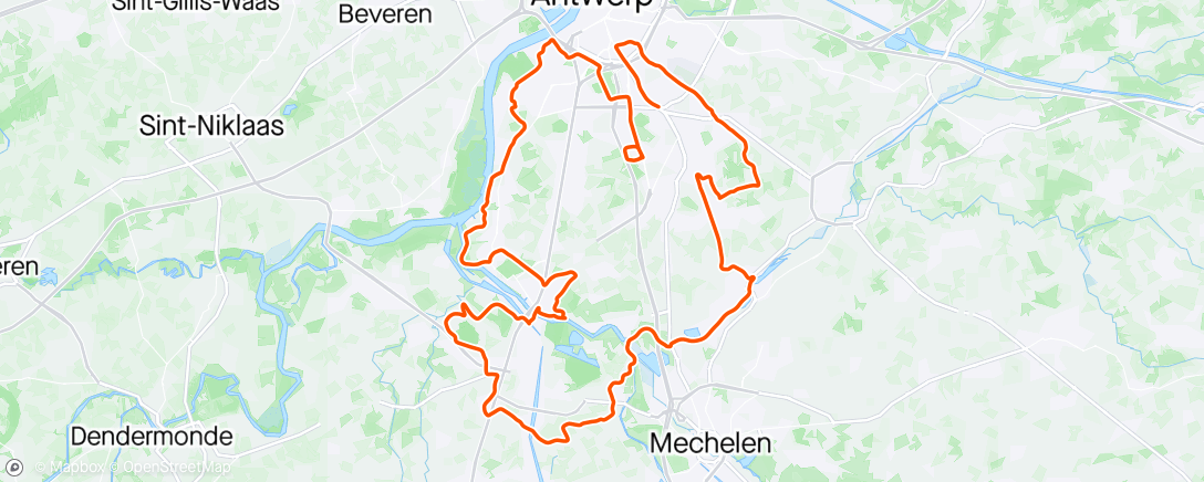 Map of the activity, Duvel classic tour 😈
