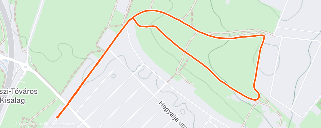 Map of the activity, Lunch Run