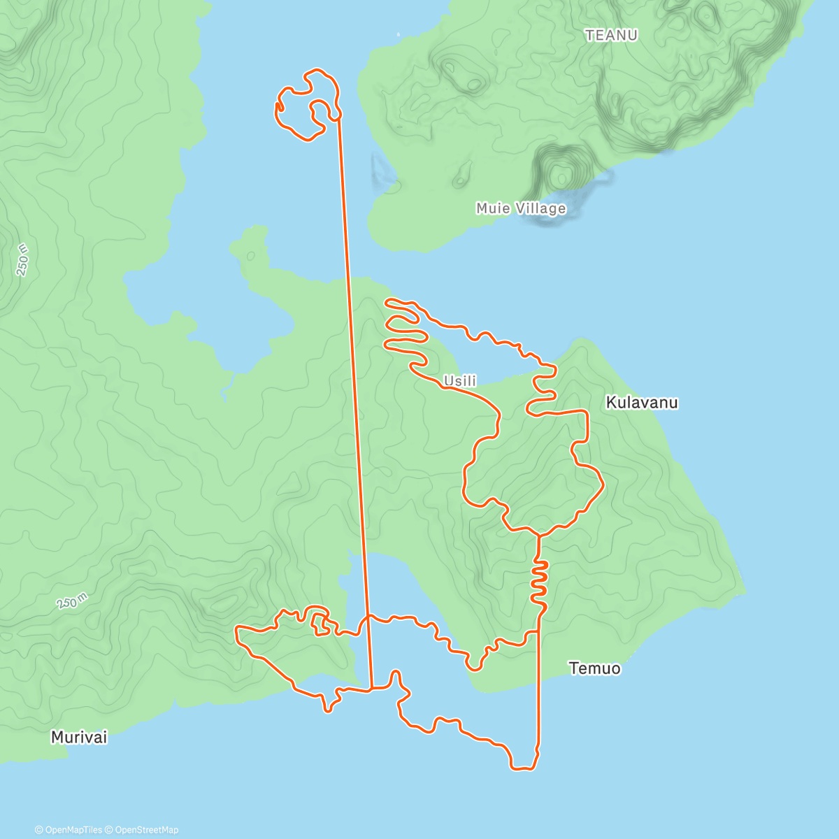 Map of the activity, Zwift - Mayan Mash in Watopia