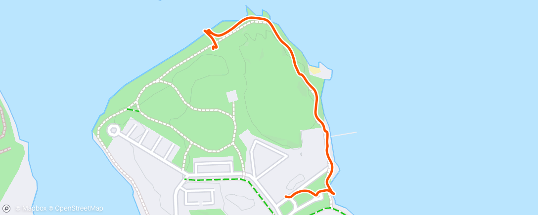 Mappa dell'attività 🌙 Night Run