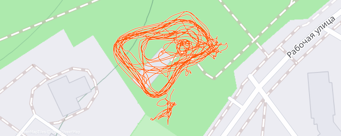 Map of the activity, Afternoon Ice Skate