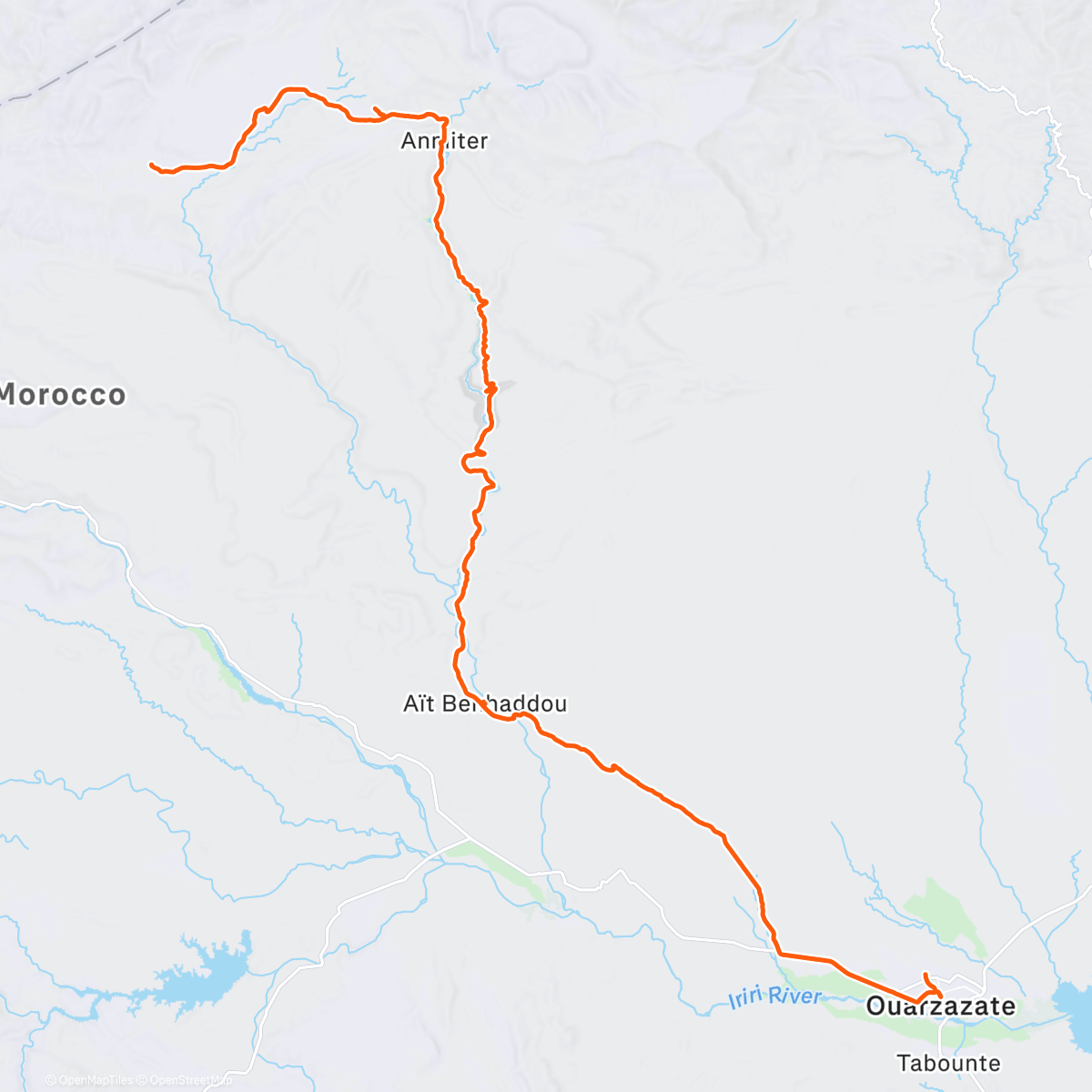 Mapa da atividade, Back to the mountains