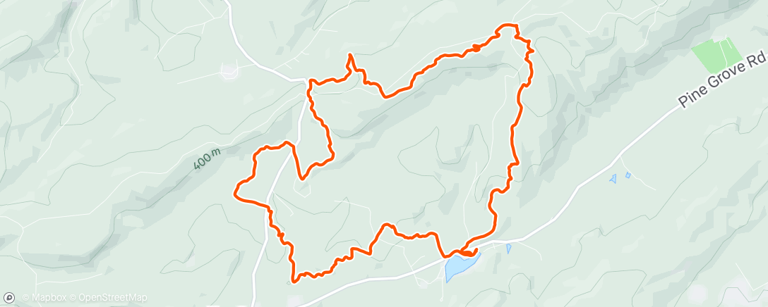 Map of the activity, Morning Mountain Bike Ride