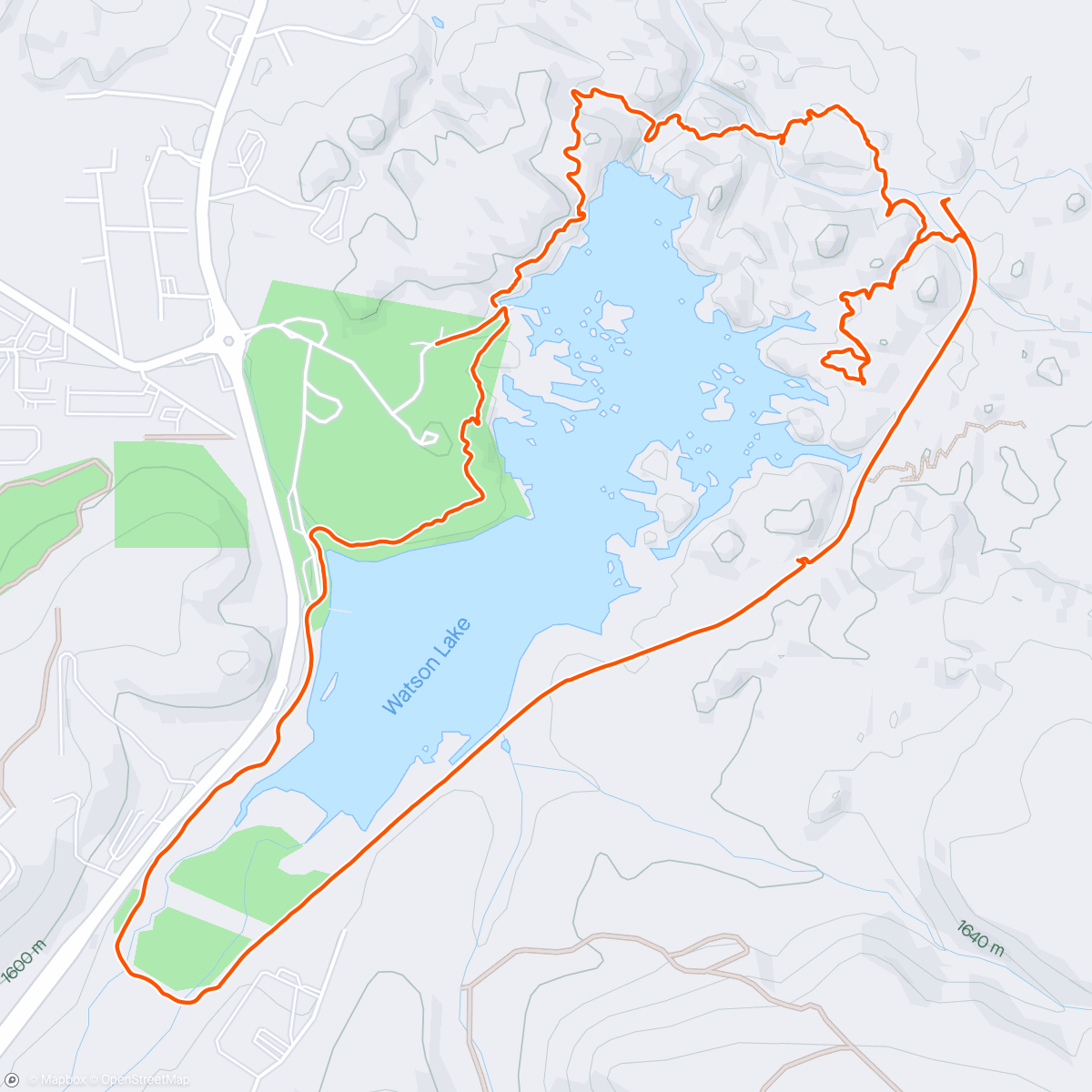 Map of the activity, The Dells/Watson Lake in Prescott. 😍