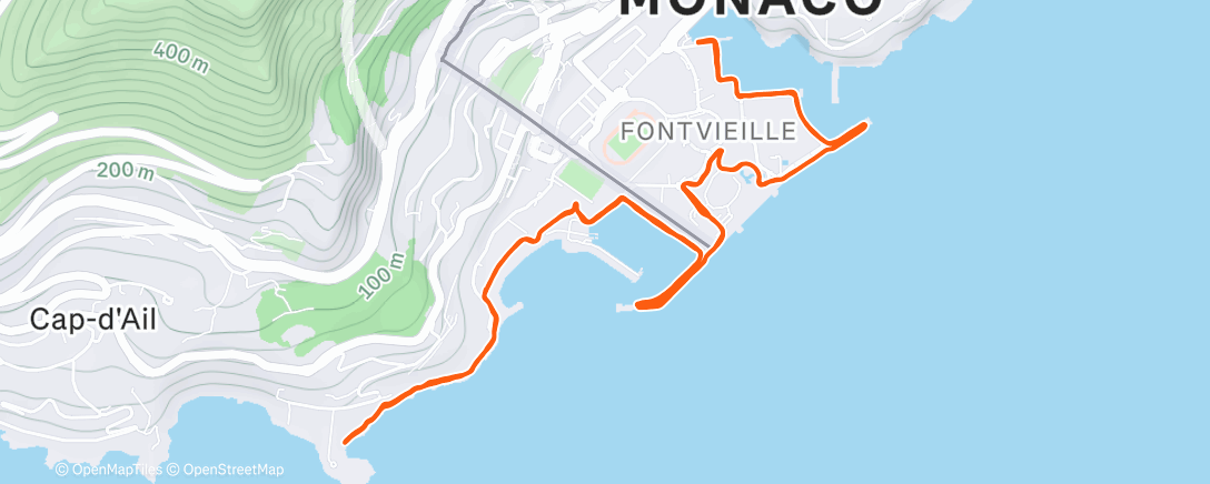 Карта физической активности (3 semaines sans courir ca fait mal a l'aorte)