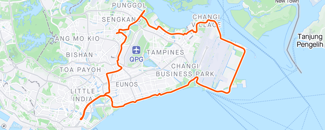 Mapa da atividade, 4th Intense ride within a week, totally shagged out. Gave up the RI and went hm to nua.