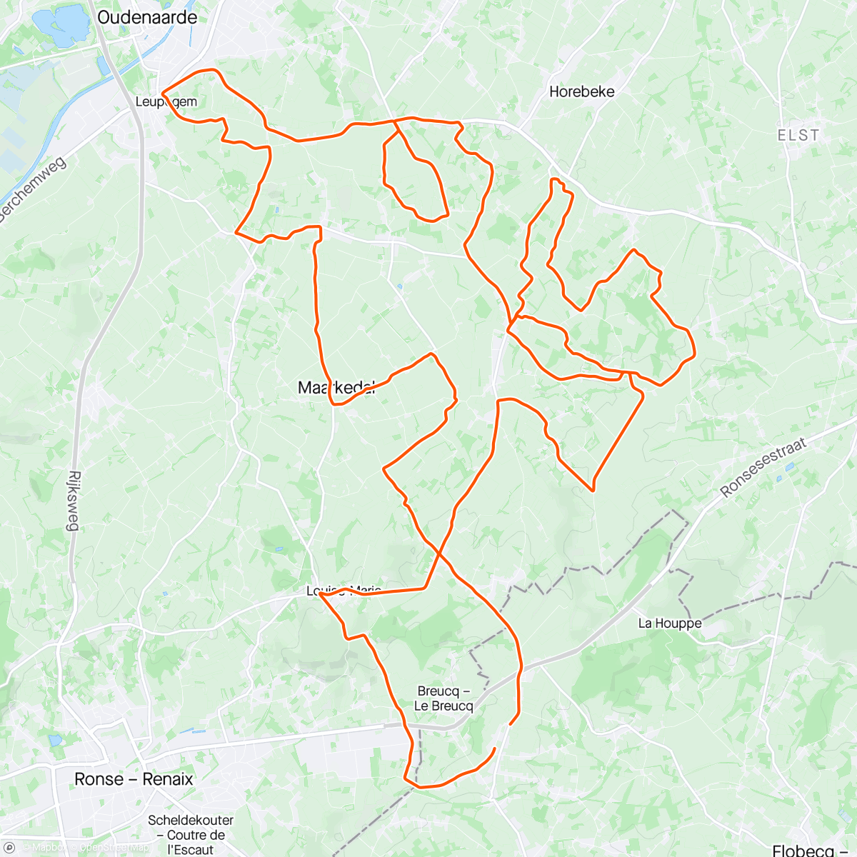 Map of the activity, Paar klimlusjes B4 work