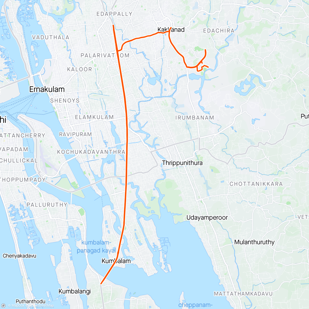 Mapa de la actividad (Morning Ride)