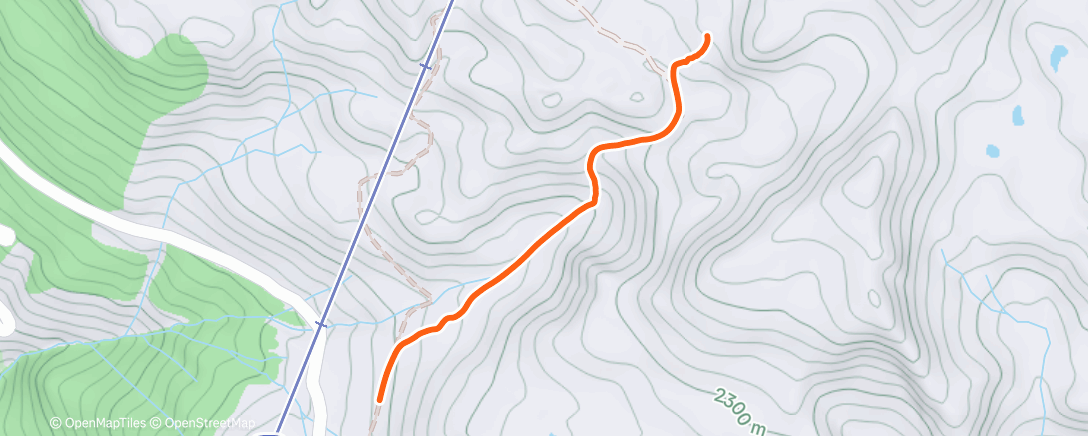 Map of the activity, Baqueira up