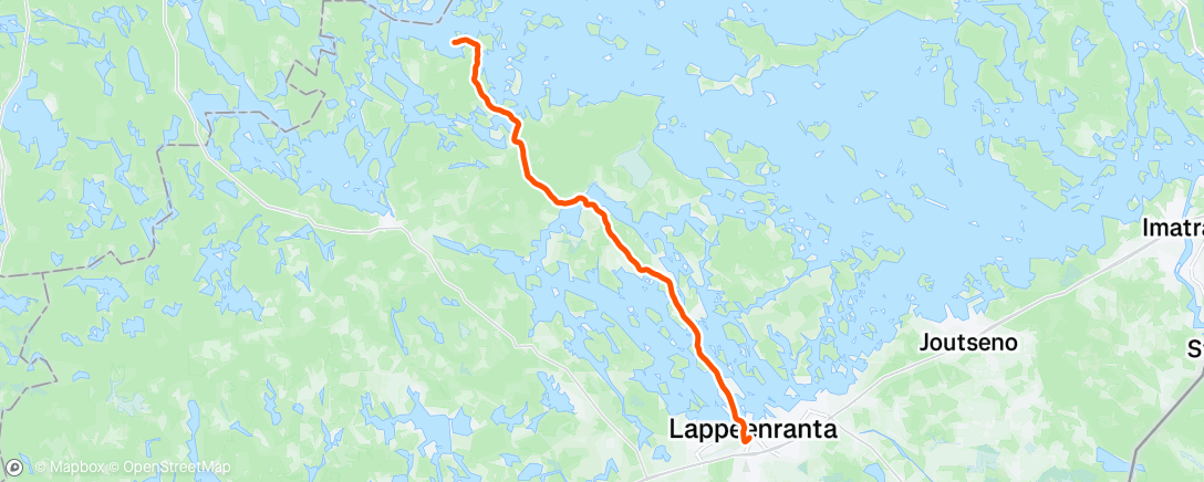 Map of the activity, Afternoon Ride