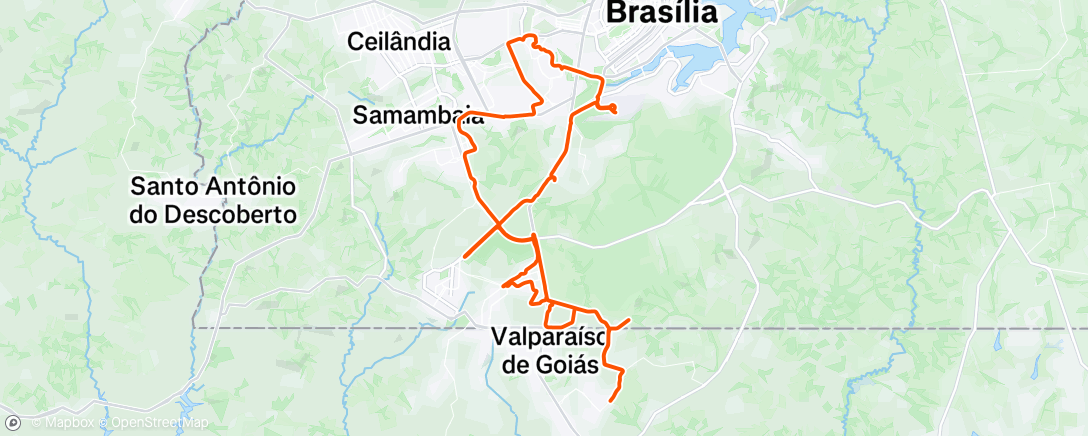 Map of the activity, Terça feira