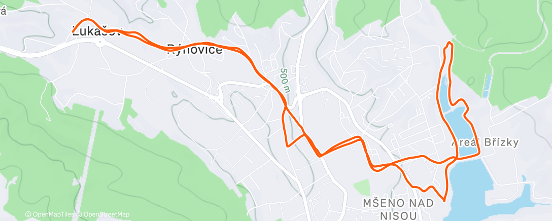 Map of the activity, Klus