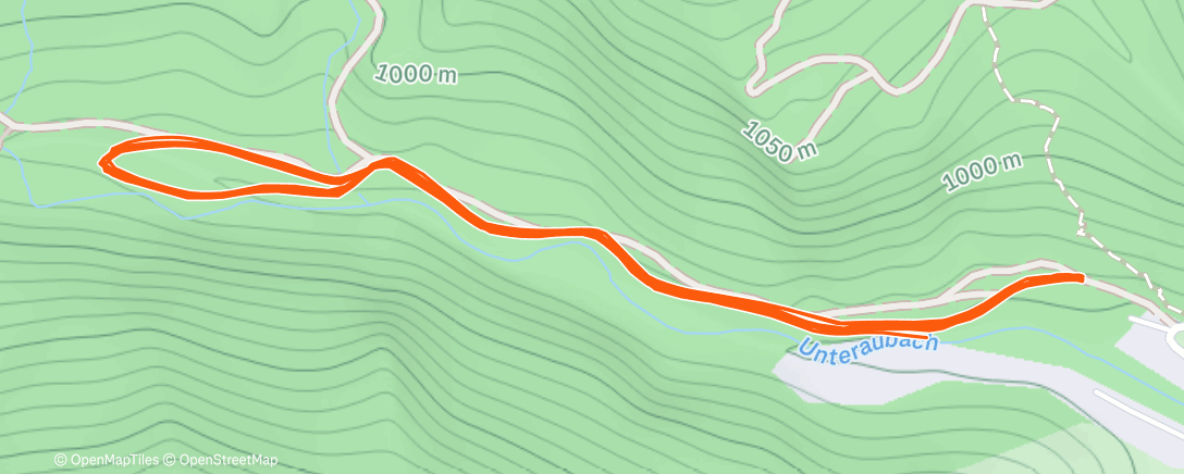 Map of the activity, Afternoon Nordic Ski