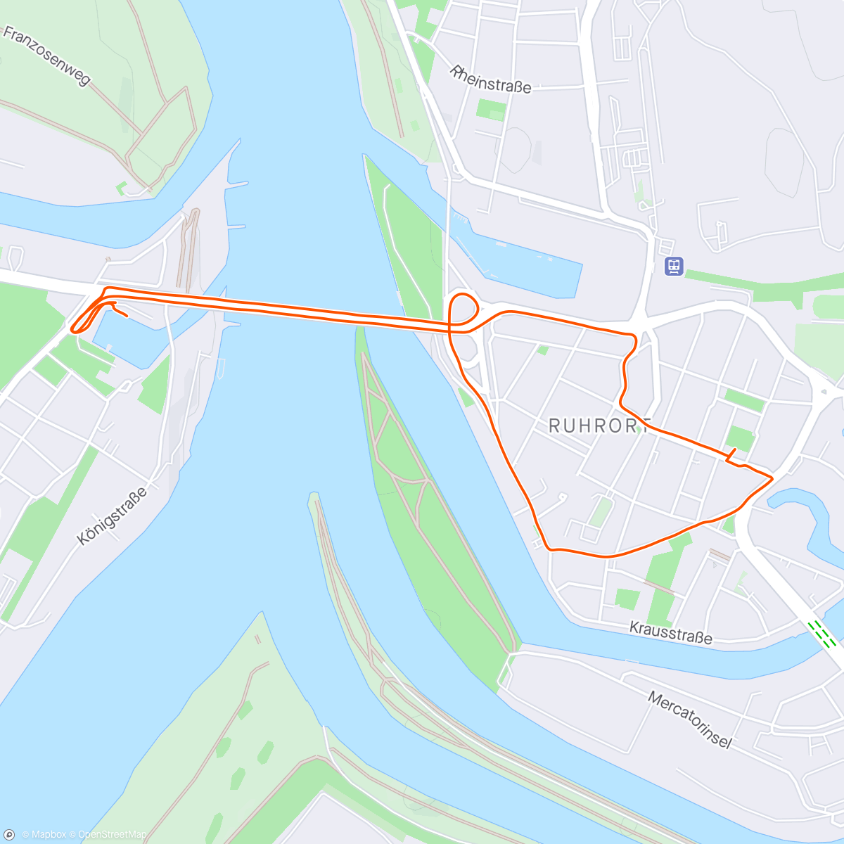 Map of the activity, Vissersscheepje naar Düsseldorf gebracht.