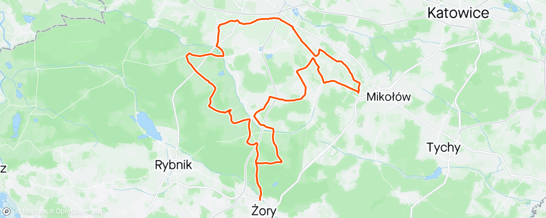 Map of the activity, Tlen z Julką po Ciemku 😅
