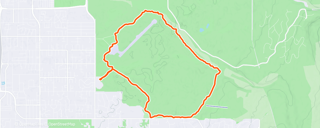 Карта физической активности (Lunch Ride)