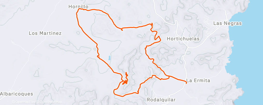 Map of the activity, Suite Rando cheval