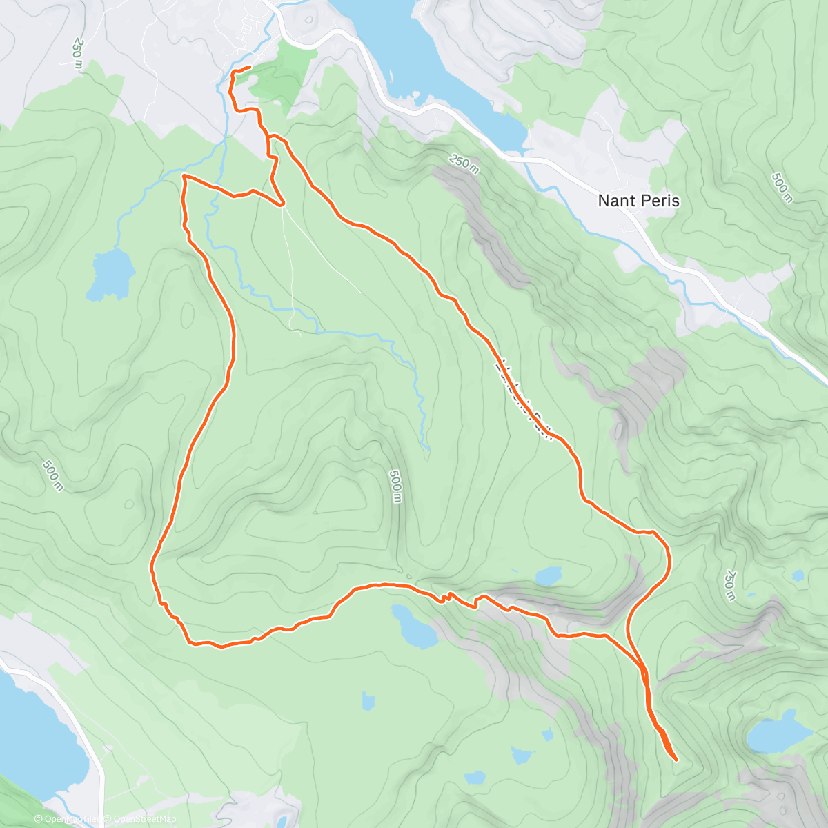 Map of the activity, Morning Trail run - llanberis - Rangers -  llanberis ♻️