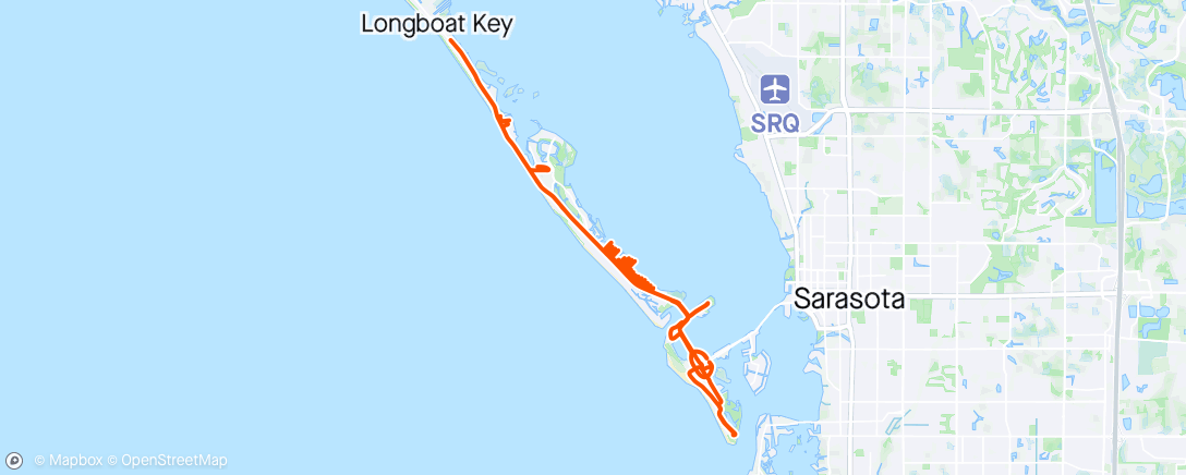 Mapa da atividade, Longboard Key