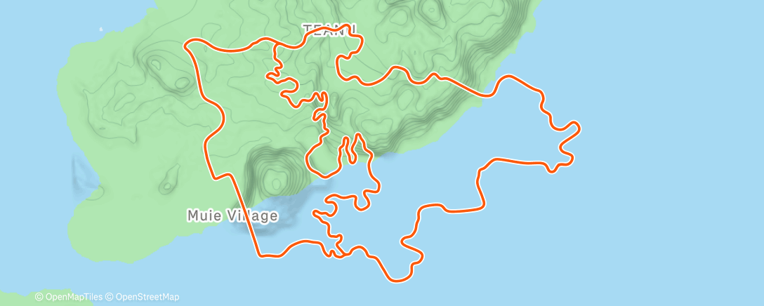 Map of the activity, Zwift - Sand And Sequoias in Watopia