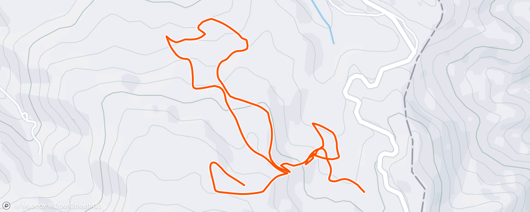 Map of the activity, Morning Run