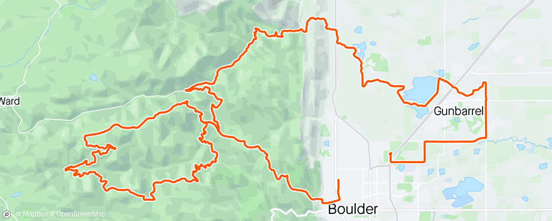 Map of the activity, Finally able to play on my Boulder favorites