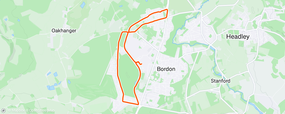 Map of the activity, Suns out Runs out