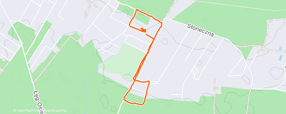 Map of the activity, Lunch Walk