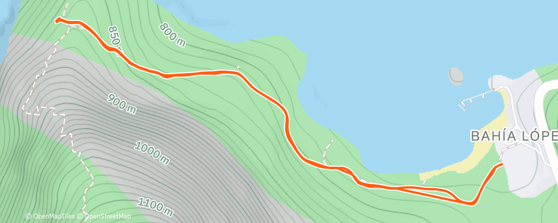 Карта физической активности (Mirador Brazo Tristeza)