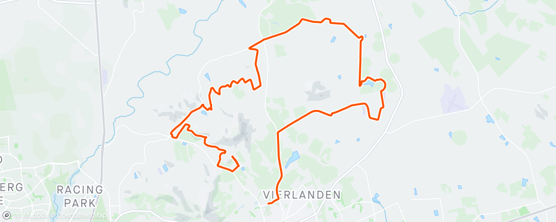 Map of the activity, Meerendal & Beyond MTB Ride