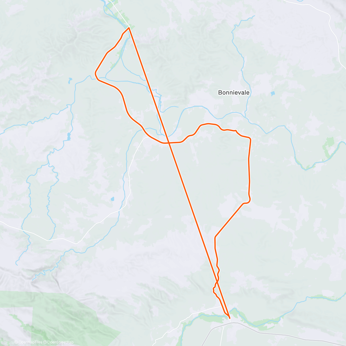 Map of the activity, #ChasingCapeEpic - 66days - 3x 10 min threshold - 2026-01-09