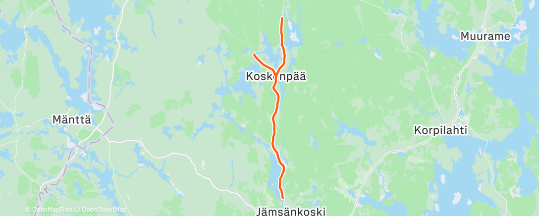 Map of the activity, Morning Ride