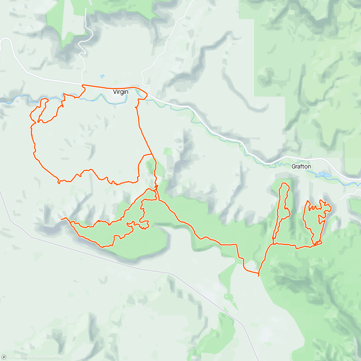 Map of the activity, Zion 100K