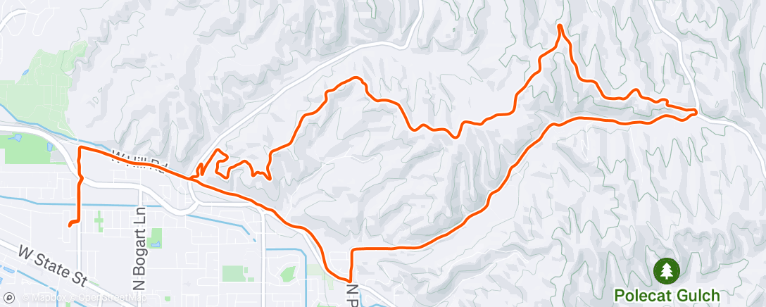 Map of the activity, Winter wonderland with the boyz