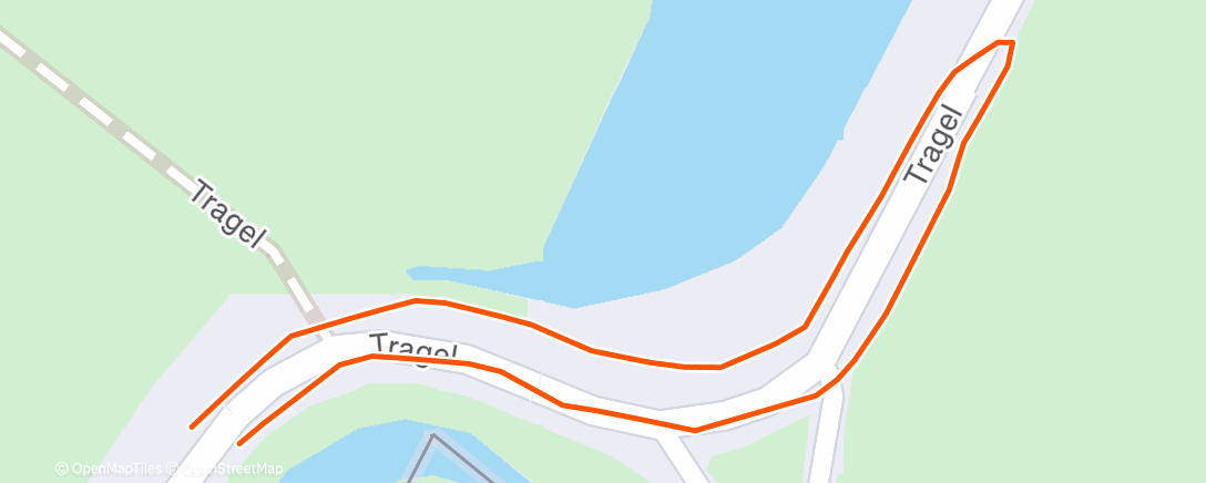 Map of the activity, Morning Run