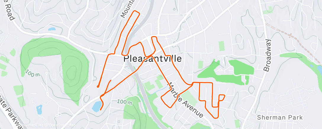 Mapa de la actividad, Told Conor I wasn’t going to run locally so he’s gonna be pissed when he sees this