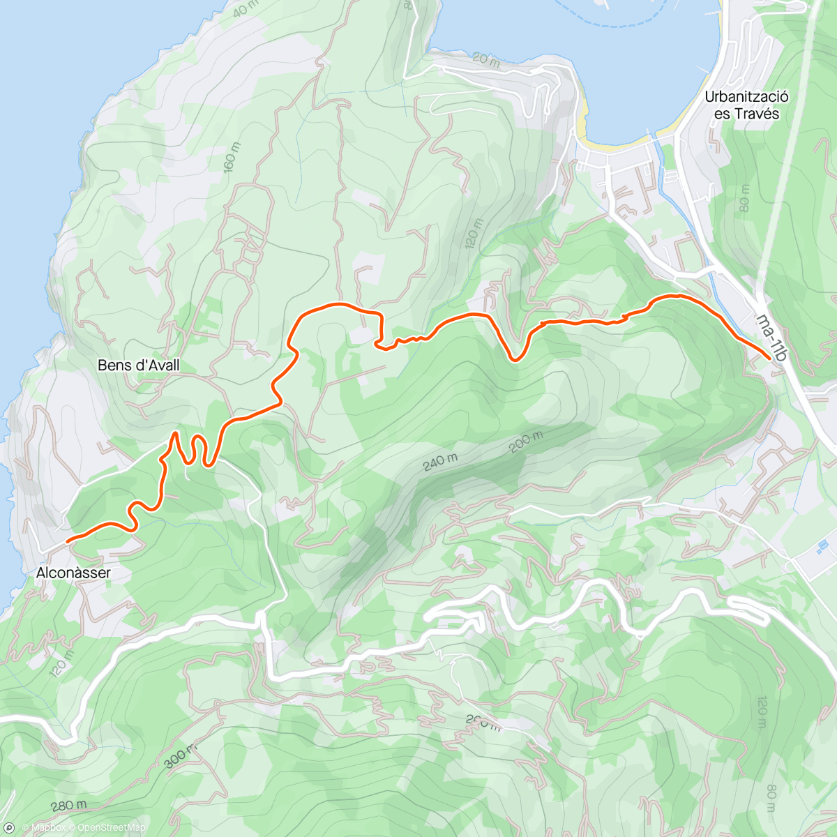 Mapa de la actividad, hike to michelin ⭐️ lunch