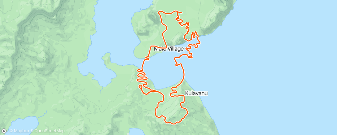 活动地图，Zwift - Muir And The Mountain in Watopia