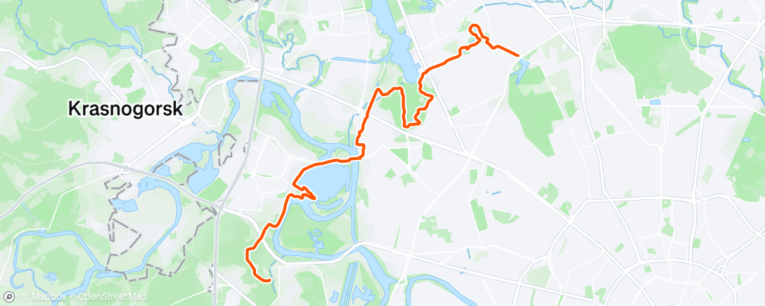 Map of the activity, ЗКМ