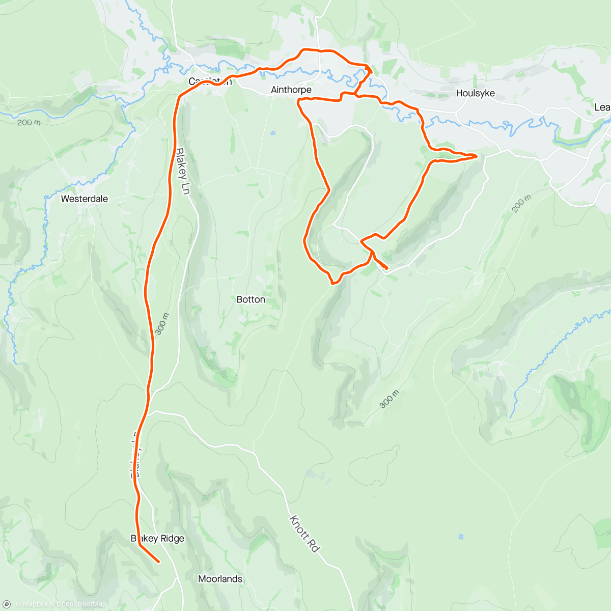 Map of the activity, North York moors 🐑