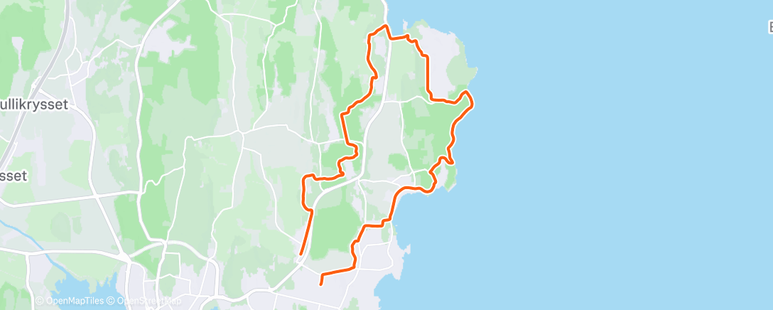 Map of the activity, FattyRide 😜